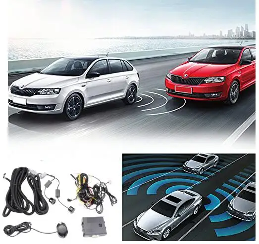 car blind spot monitor Radar Detection parking System LED alarm BSM Microwave visible mirror blind spot sensor for lane change