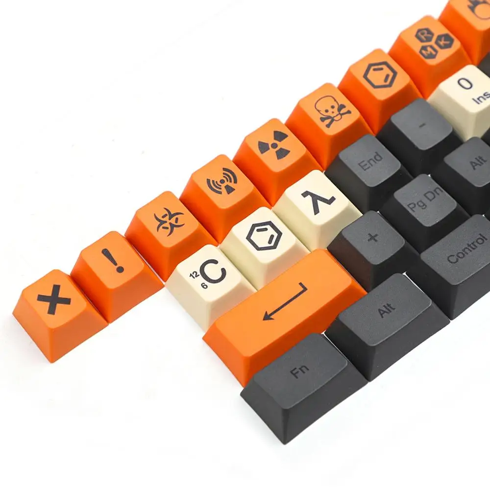 Вишневый профиль краситель Sub Carbon PBT полный Keyset для MX механическая клавиатура Filco