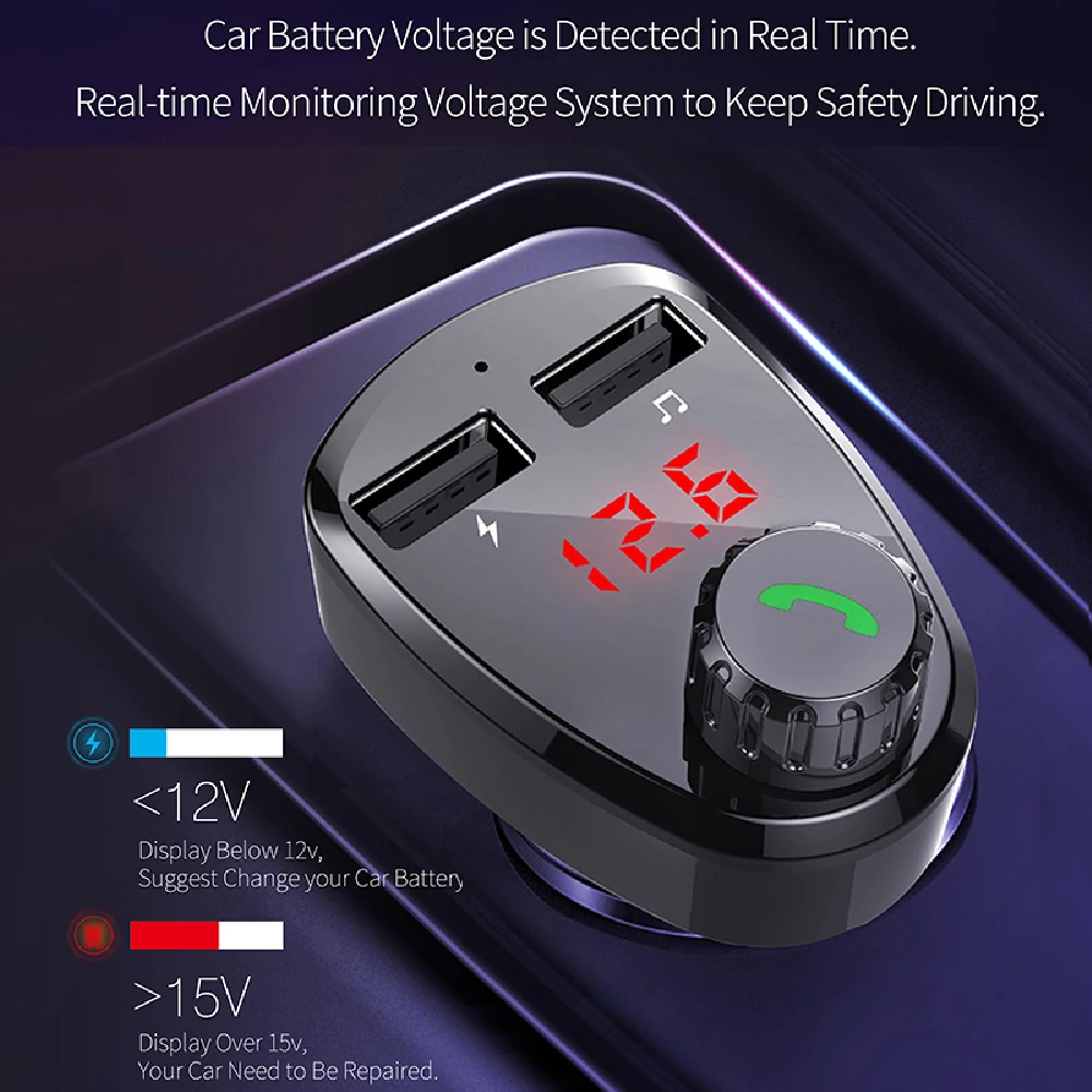 Автомобильный MP3 Bluetooth плеер Hands-free fm-передатчик Bluetooth беспроводной прикуриватель зарядное устройство двойной USB приемник G13