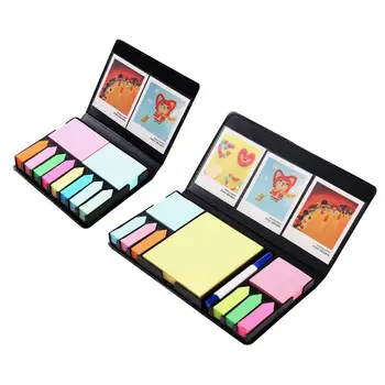 

Colored Sticky Note Sets Self-Stick Note Box Sets With Page Markers Index Tabs Flags