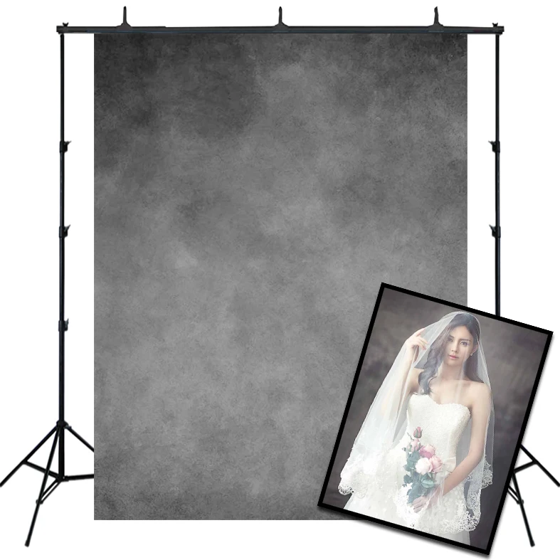 Дымчатый серый сплошной цвет задник-фон для фотографирования фотосессии для детей, детей, взрослых, семейная студийная для портретной съемки Фотофон реквизит SR-1019