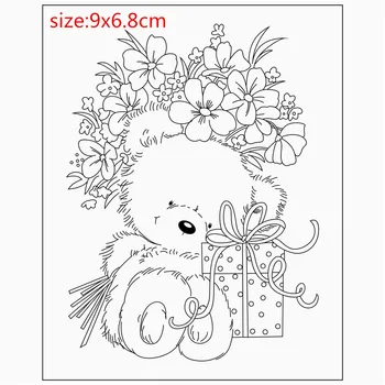 

Girl words Rubber Silicone Clear Stamps for Scrapbooking Tampons Transparents Seal Background Stamp Card Making Diy