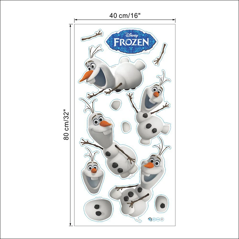3D View Cartoon Disney Frozen 2 Movie Olaf Elsa Anna Wall Stickers For Home Decor Kids Rooms Wall Decals PVC Art Mural Poster 3D View Cartoon Disney Frozen 2 Movie Olaf Elsa Anna Wall Stickers For Home Decor Kids Rooms Wall Decals PVC Art Mural Poster