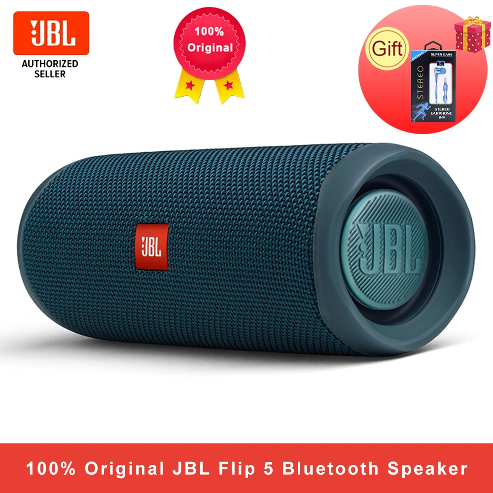 100% Original Jbl Flip 5 Bluetooth Speaker Mini Portable Ipx7 Waterproof  Wireless Outdoor Stereo Bass Music - Speakers - AliExpress