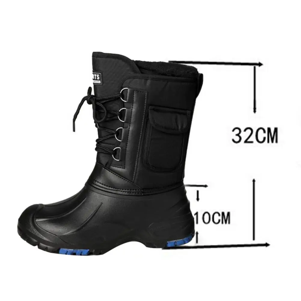 Men Winter Snow Boots Outdoor Nonslip Duck Boots for Hiking