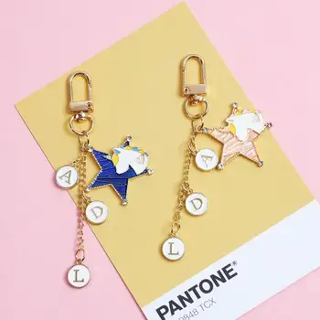 

1Pc Creative Unicorn Stars Moons Keychain Figures Action Doll Cartoon Pendant figure Toy Keyching Accessories gift