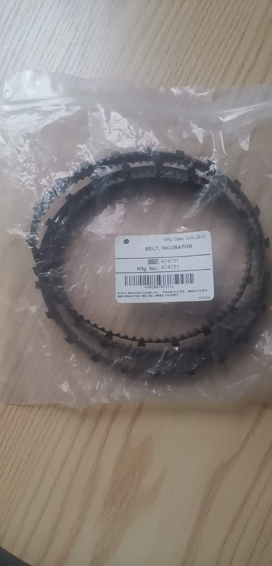 

Beck man PN:A74731 for Access 2 machine belt (new,original)