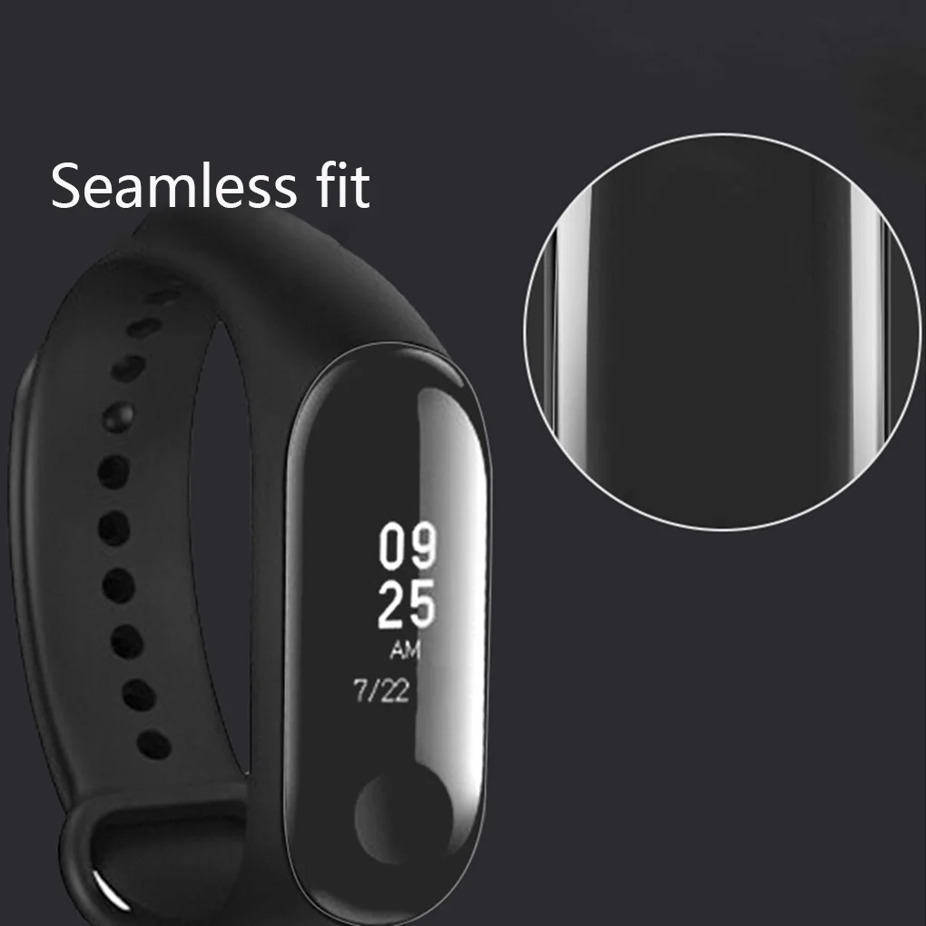 Замена для Xiaomi Mi Band 3/4 защита экрана ТПУ полное покрытие браслет пленка Защитные