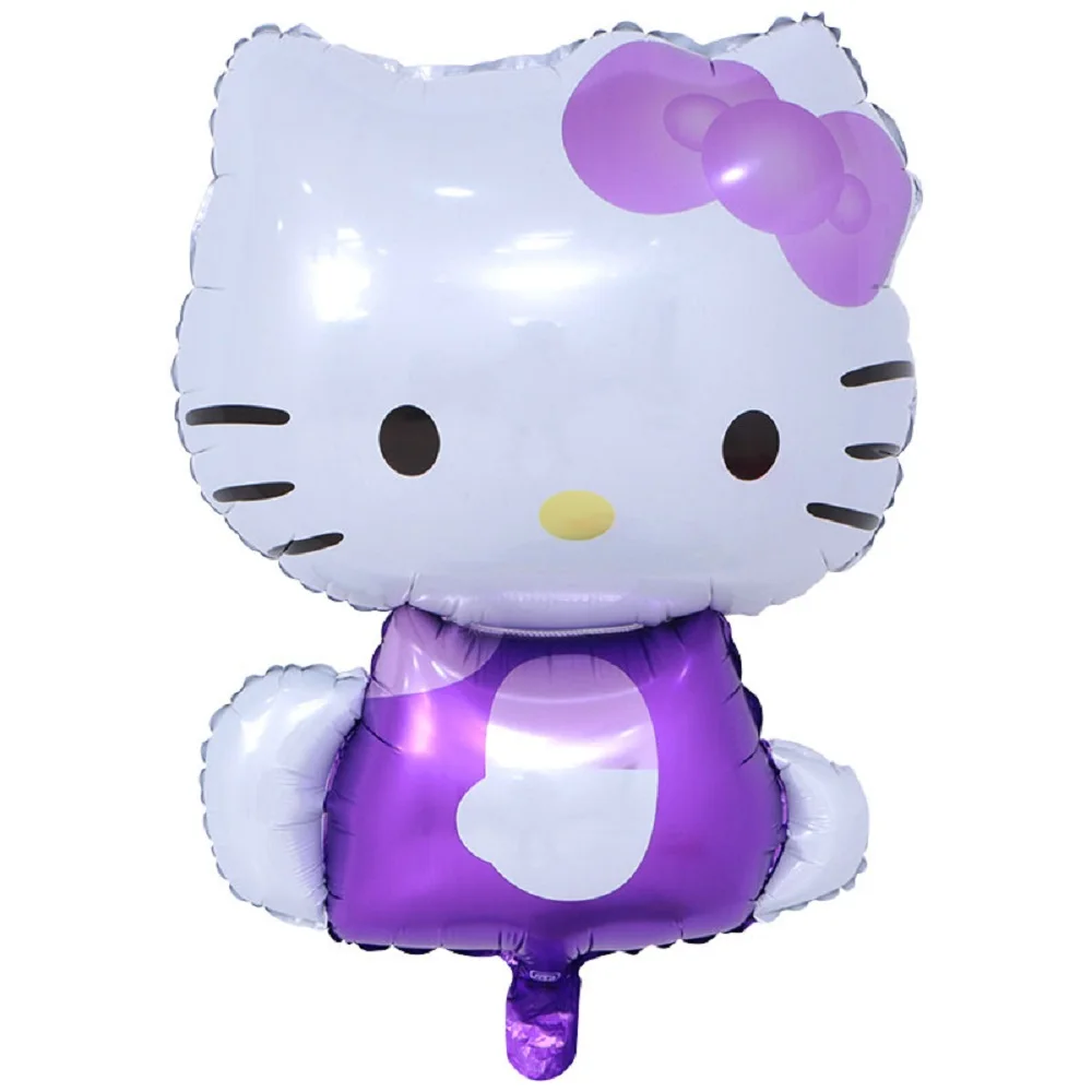 10 шт., латексный воздушный шар hello kitty для вечеринки, дня рождения, свадьбы, детские игрушки, надувной воздушный шар - Цвет: Темно-серый