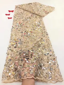 

2020 Last Design French Mesh Lace Embroidered Tulle Lace Fabric French Lace Fabric. Latest Nigerian Laces FC1627 ,Hight Quality