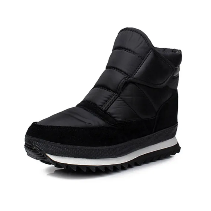Мужские зимние ботинки; зимние теплые водонепроницаемые ботильоны с флисовой подкладкой; Повседневная обувь для пеших прогулок; ALS88