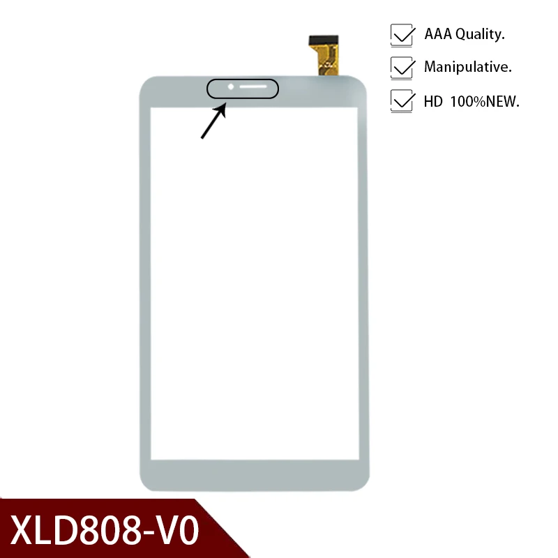 Новый XLD808-V0 внешний экран почерк экран сенсорный экран HIZEE Huize H8G Домашняя версия 3g вызов плоский сенсорный Бесплатная доставка