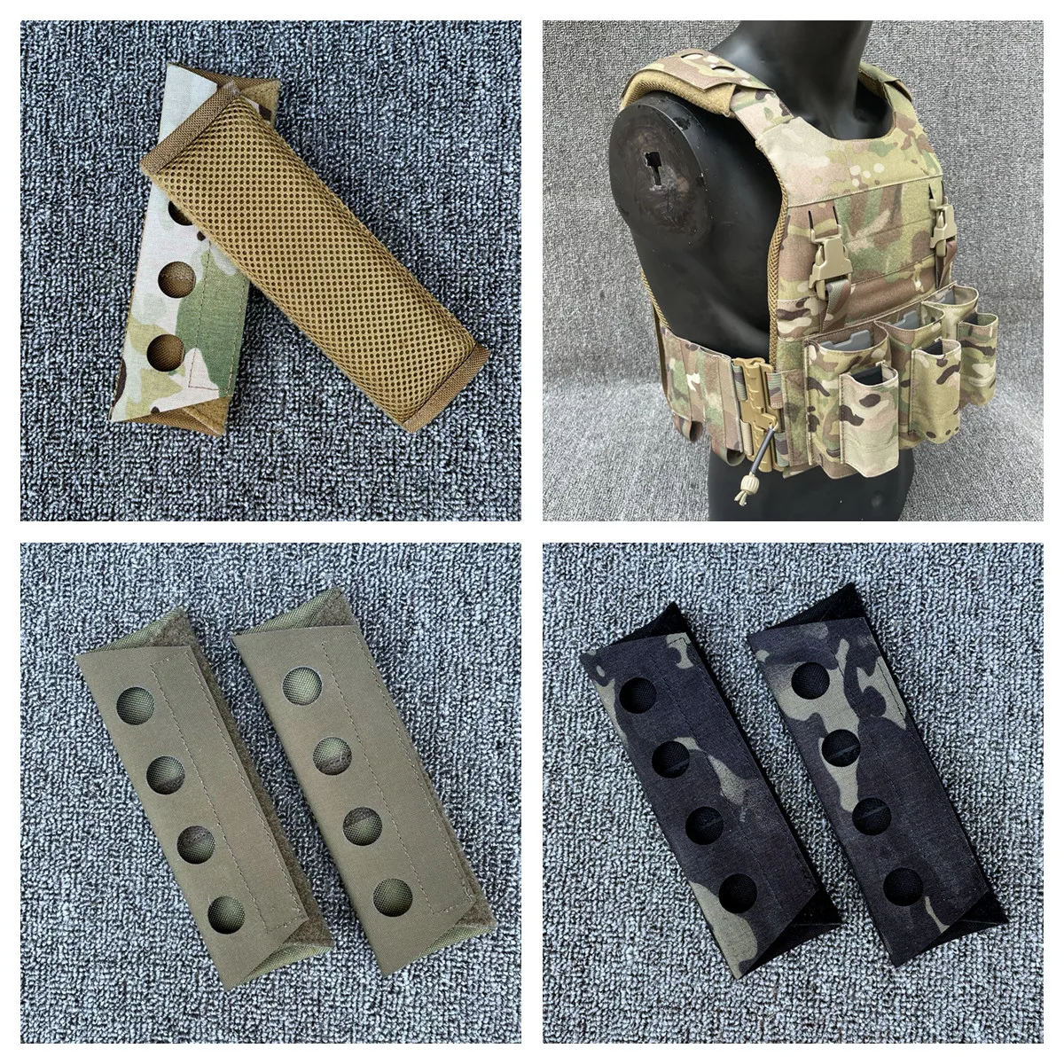 FCPC Tactical Vest Special Shoulder Pad Backpack External Buffer Pad