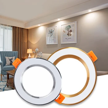 

5W 9W Led Downlight 220V Spot Led Recessed Ceiling Lamp Downlight Led Panel Lights For Bedroom Kitchen Ceiling Lights Lightings
