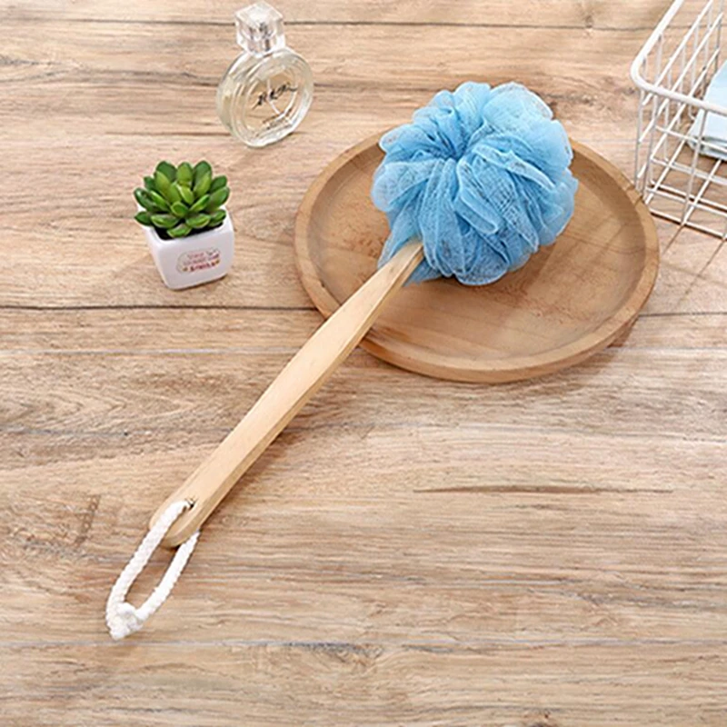 Body Wash Household Brush Bathroom Bath Cleaning Sponge Brush Multi-function Long Handle Bath Back Bath Brush