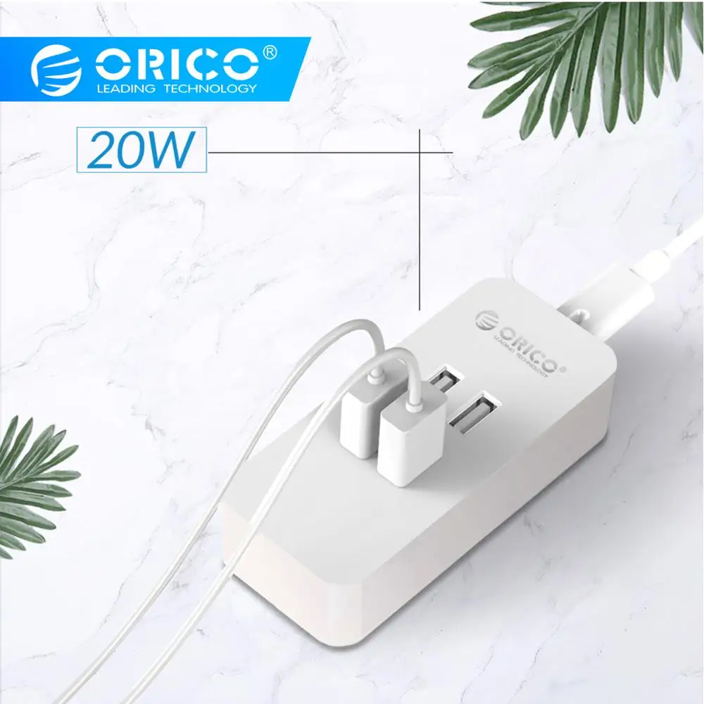 ORICO Mini 4 порта USB зарядное устройство 5V4A 20 Вт настольное зарядное устройство адаптер для samsung huawei xiaomi планшеты