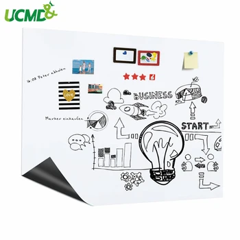 

Self-adhesive Removable Whiteboard Sticker Hold Magnets Soft Writing Teaching Erasable White Board Stickers Home Decor for Glass