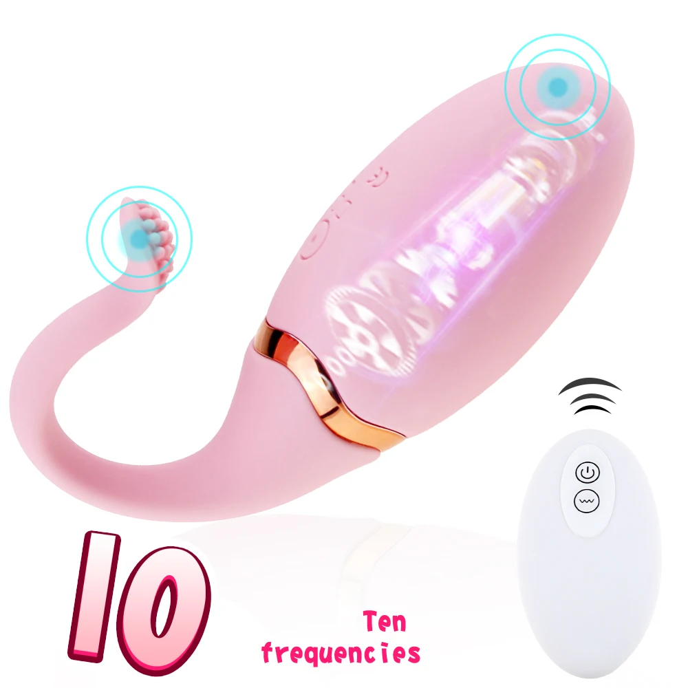 Clearance Offer of  10 Speeds G Spot Vagina kegel Ball Remote Control Safe Silicone Egg Vibrator Vagina Tight Exercise 