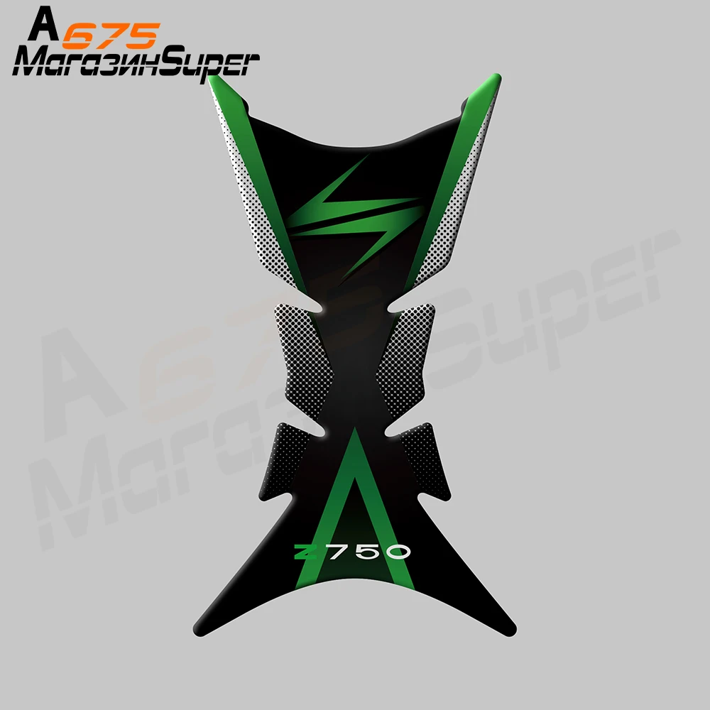 Motorcycle Sticker 3D Decal Tank Decoration Stickers Protector Reflective car sticker For Kawasaki Z750 ZR750 Z 750 2007-2012