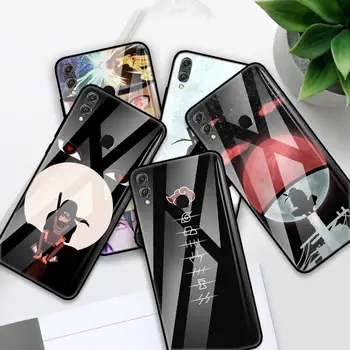 

Naruto Qimukakasi Glass Case For Huawei Y9 Y7 Y6 2019 Honor 20 9X Pro 8X 10 Lite V30 Tempered Cubrir Phone Coque