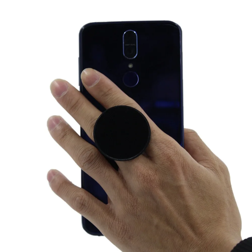 Finger Ring Holder Hand Expanding Stand Grip Clamp Rope Stretch Mobile Phone Holder Stand For iPhone Samsung Phone Ring Holder