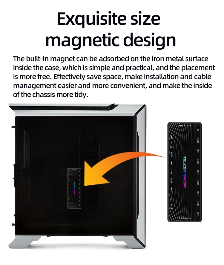 9-Port PWM & ARGB Fan Hub Splitter - 4 Pin PWM, 3 Pin Addressable RGB Adapter with SATA Interface for Desktop PC Description Image.This Product Can Be Found With The Tag Names Argb fan hub splitter, Fan hub 3 pin argb, Fan hub pwm splitter, Fan hub splitter rgb, Hub pwm 4 pin rgb