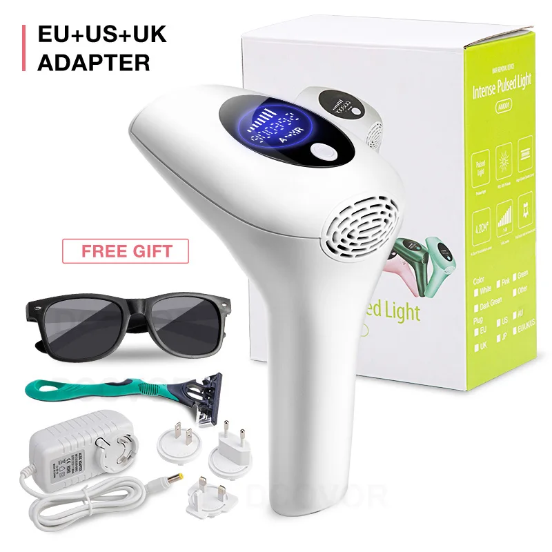 PROD 1005002448080620 999999 Flashes Laser Epilator Permanent IPL
Photoepilator Painless Electric Epilator Hair Removal Depiladora
Dropship