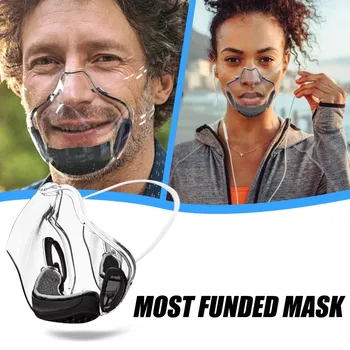 

Adults Transparent Mask Respirator Face Shield Reusable Mouth Mask A Radical Alternatives Transparent Shield And Respirator