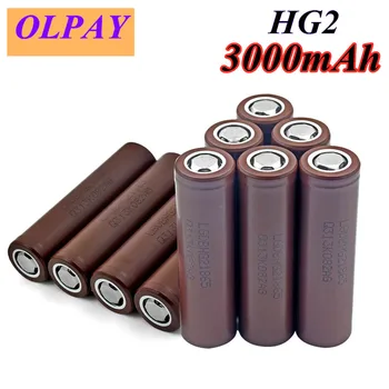 

10PCS Original HG2 18650 3000mAh battery 18650HG2 3.6V dedicated For hg2 Power Rechargeable battery for battery pack