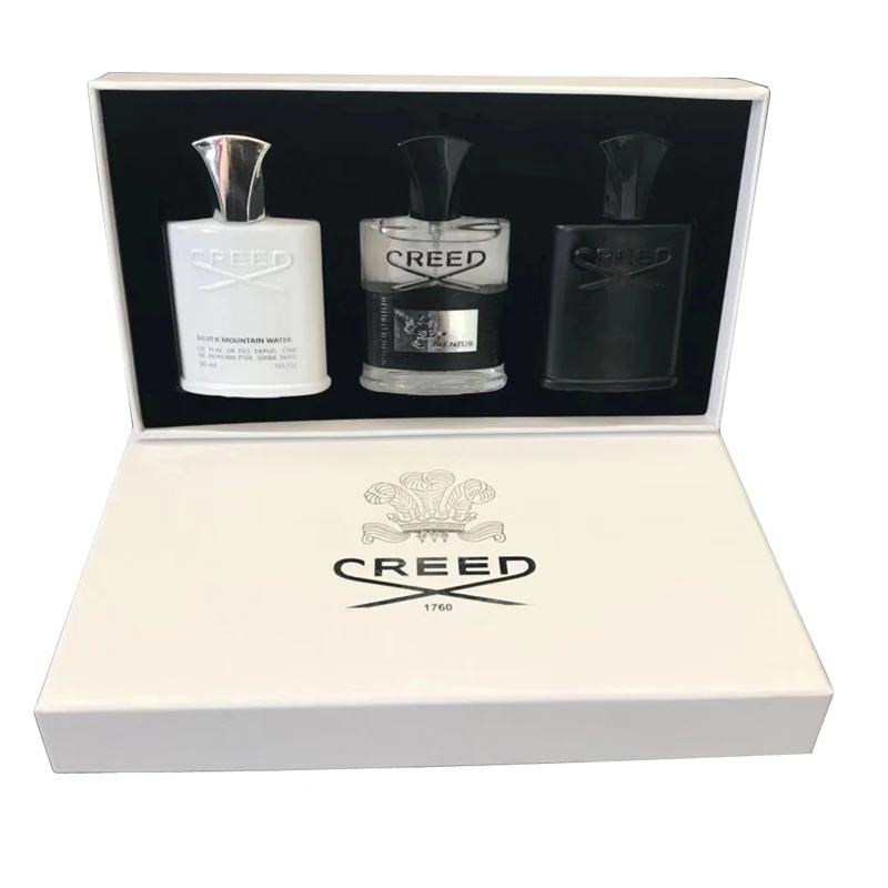 Creed Aventus, качественные мужские духи, французская Парфюмированная вода, спрей, мужской аромат, Кельн, копия - Цвет: 3x30ml