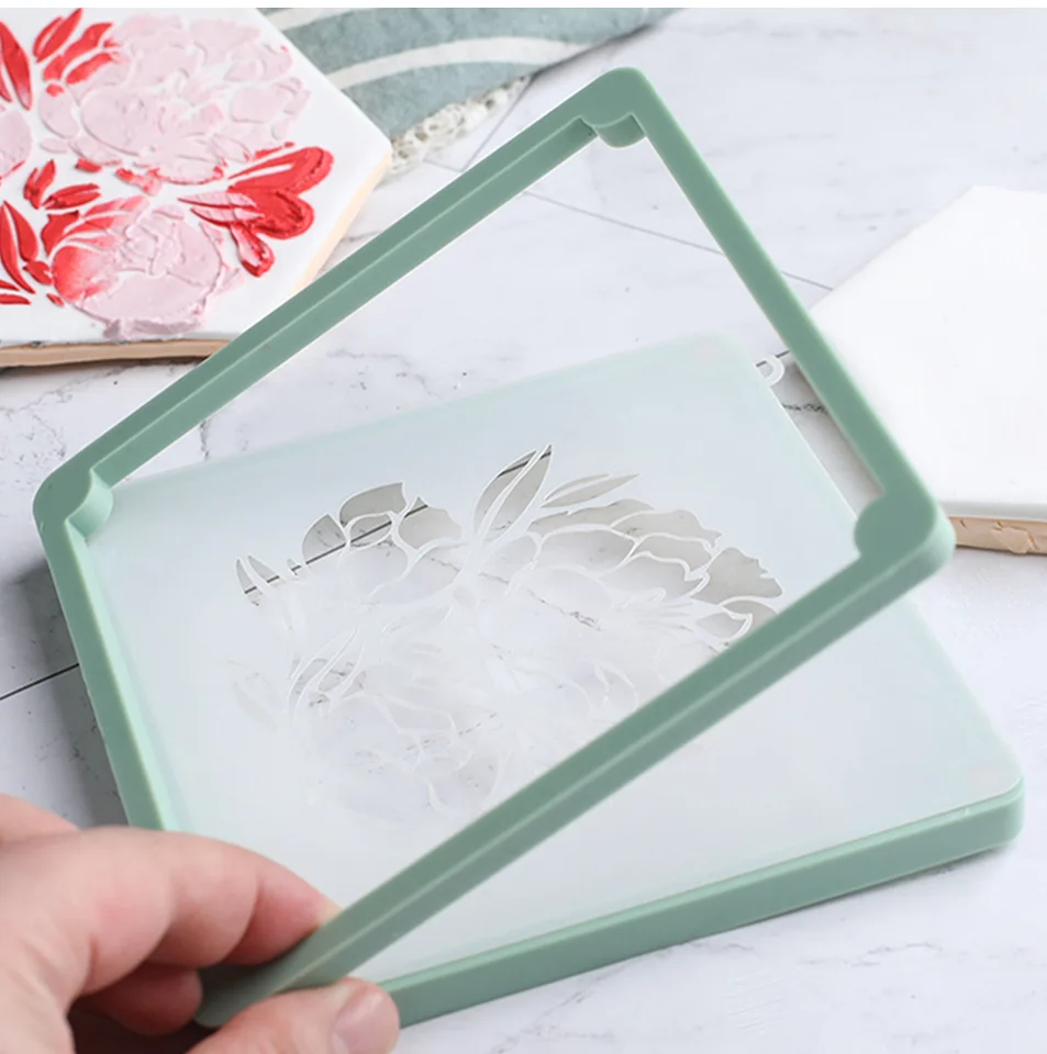 DIY Cake Stencil Fixing Frames for Baking