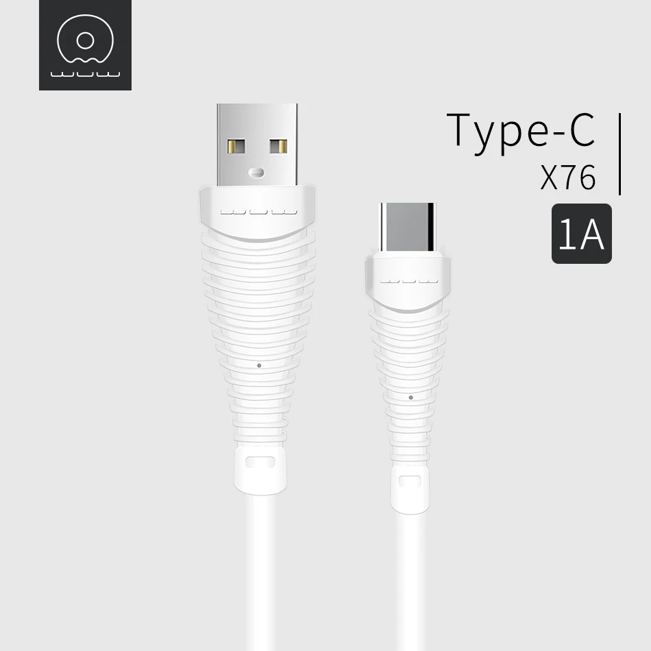 X76-Type-C USB кабель для быстрой зарядки для Iphone type C Micro USB кабель для samsung huawei Xiaomi Дата кабели iPad мобильный телефон Vivo Oppo - Цвет: X76-Type-C