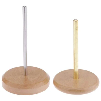 

Crochet Frame Spool Spinning Storage Creel Spinning Wood Winder Beginner Sewing Thread Knitting Tool Accessories