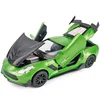 1:32 Corvette ZR1 Supercar Model Car Alloy Car Sound and light Simulation Pull Back Vehicles Cars Toys Birthday gift 5