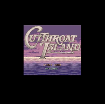 

Cutthroat Island USA Version 16 bit Big Gray Game Card For NTSC Game Player