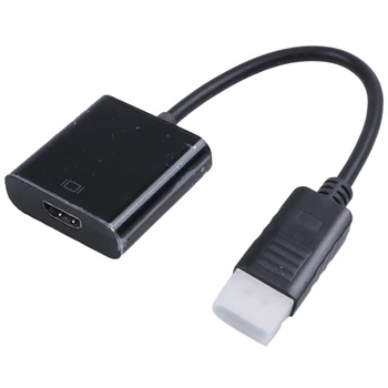 

Display port DP male HDMI female M / F adapter cable Spare parts Black