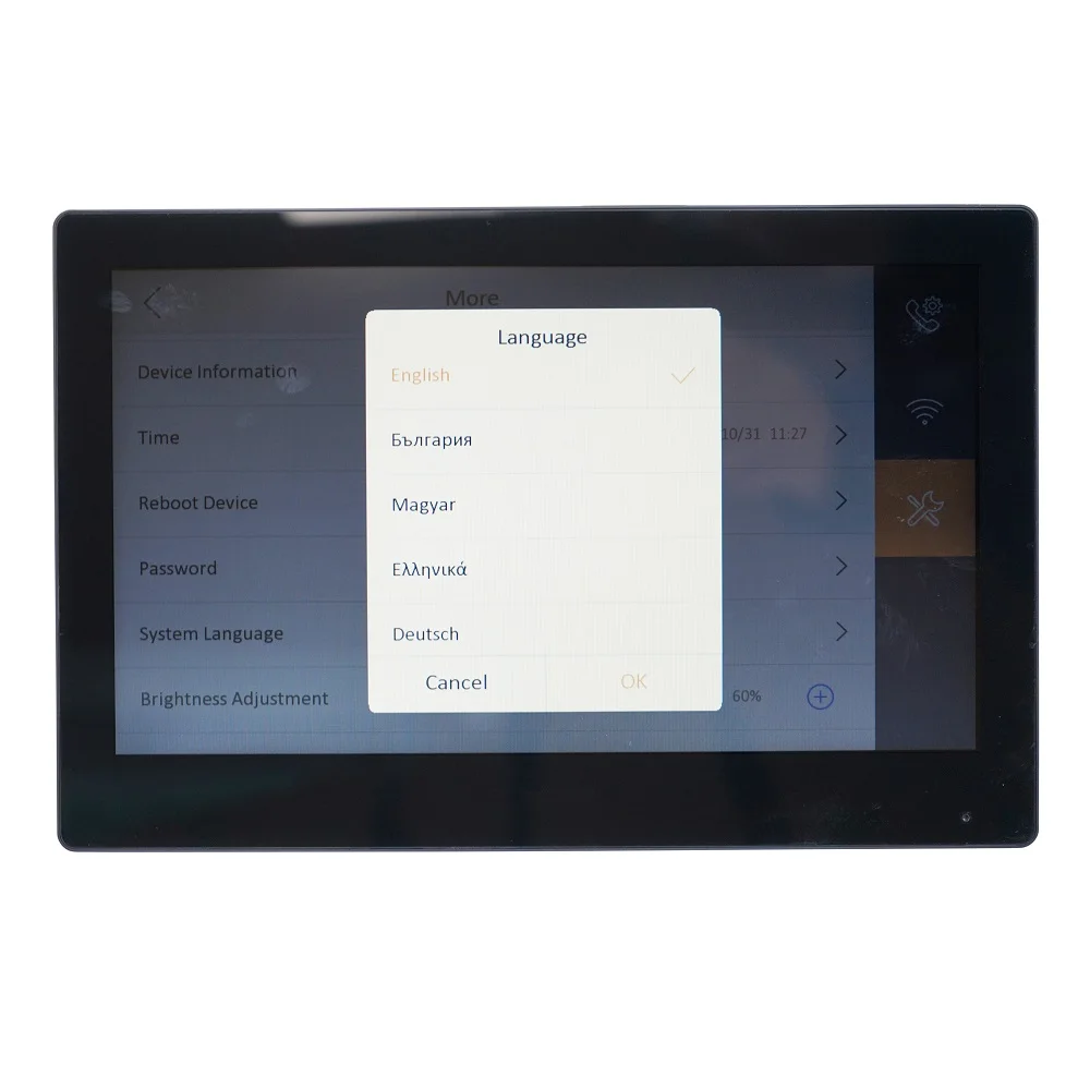 HIK оригинальная международная версия многоязычный DS KH8520 WTE1 внутренний монитор