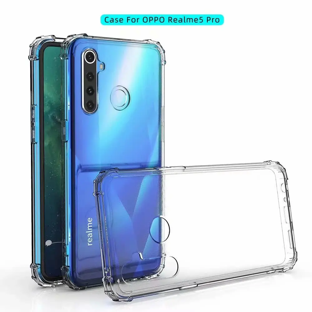 Airbag DropProof Anti-shock Armor Case for oppo realme X K3 C2 5 Pro Q Reno 2 2Z 2F A9 2020 A11X A1K Cover TPU Soft Phone |