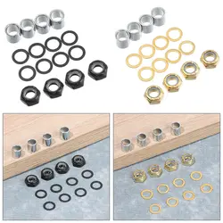 High Quality Kit Outdoor Accessories Skateboard Longboard Parts Skateboard Truck Hardware Speed Rings Spacers Axle Nuts