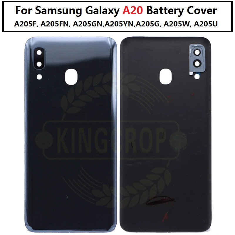 For Samsung Galaxy A20 A205 A205F Back Battery Cover Glass Housing Cover  for Samsung A20 Door Rear Case Replacement|Mobile Phone Housings & Frames|  - AliExpress