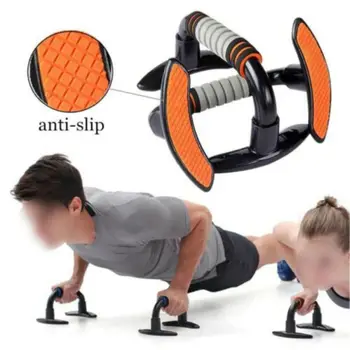 

5-in-1 Wheel Roller Kit Abdominal Press Wheel With Push-UP Bar Jump Rope Knee Pad Portable Set Home Fitness Muscle Exercise 8