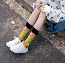 Модные носки для мужчин и женщин, уличные хип-хоп модные скейтборды, инновационные хип-хоп носки 6 пар/партия/