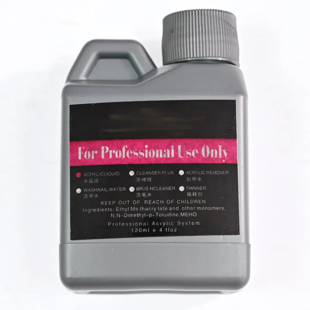 120ml(4floz)/Bottle Nail Art Powder Liquid EMA Acrylic Professional Use Crystal Liquid Monomer System Maincure Nail DIY Tools Y9 nail powder manicure tools nail acrylic liquid acrylic nail powder nail tools