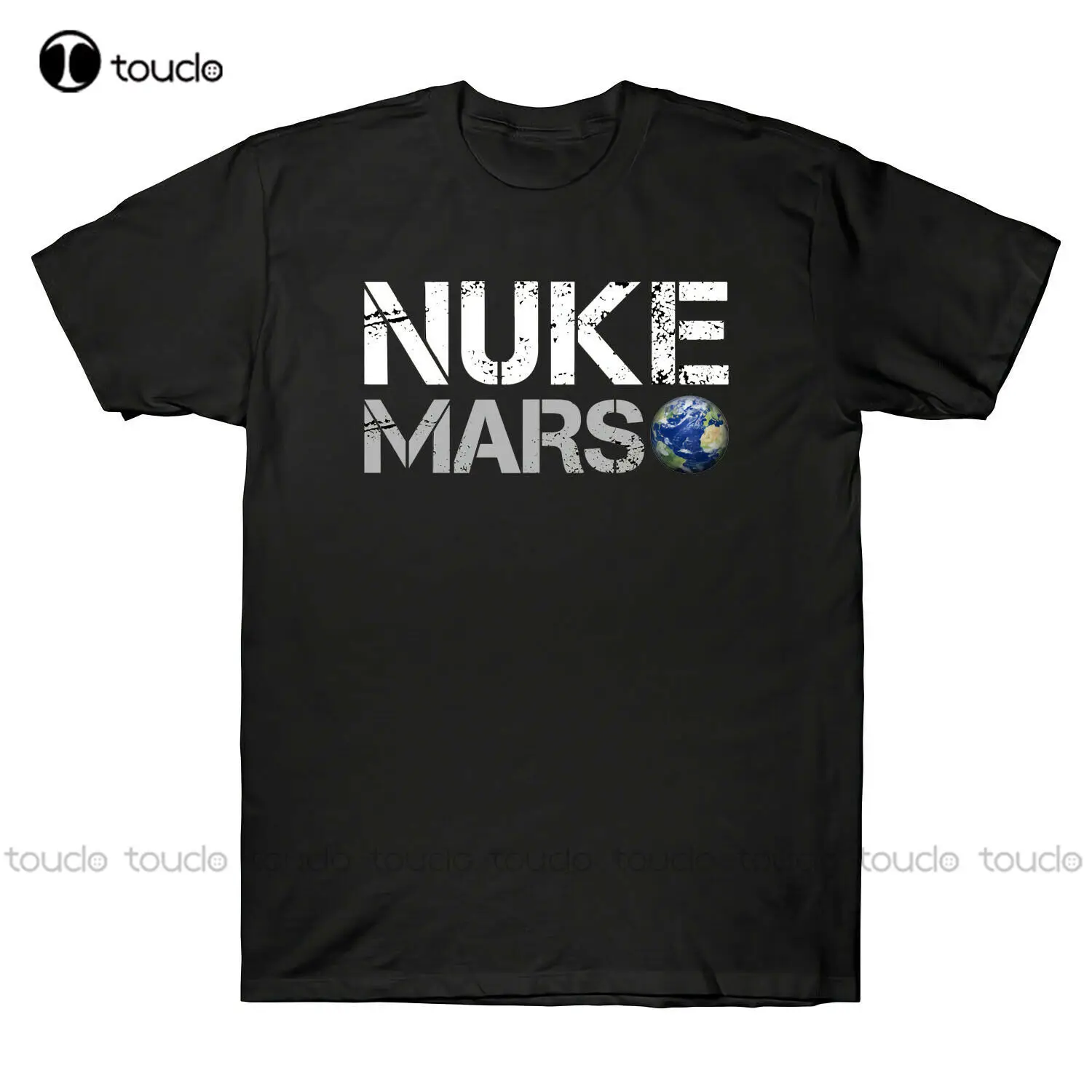 Nuke Mars Space Exploration Terraforming Of Mars Elon Musk Retro Men'S T Shirt Unisex Donna Uomo Tee Shirt