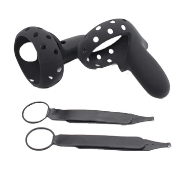 

Full Protection Knuckle Strap Silicone Case Handle Grip Strap Grip Cover for Oculus-Quest 2 Touch Controller