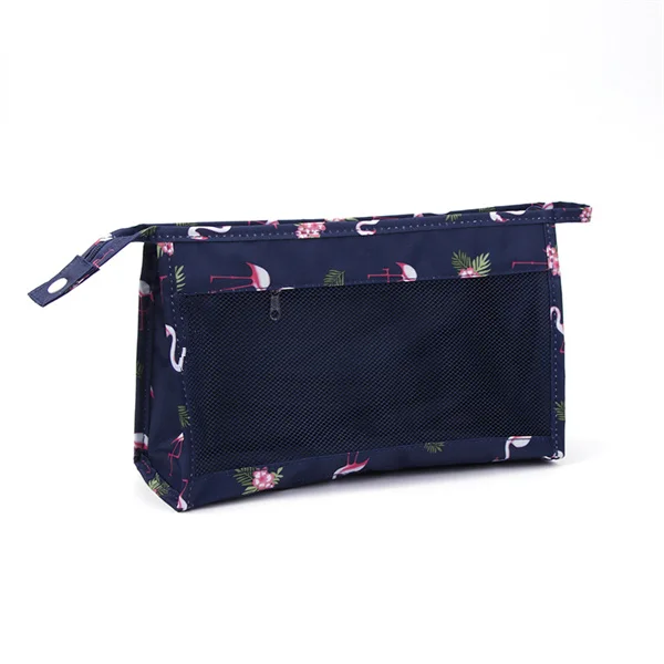 navy flamingo 1 шт. косметичка в виде кактуса, женская косметичка, прозрачная сетчатая косметичка, органайзер, косметичка, косметичка, набор, neceser, дропшиппинг - Цвет: navy flamingo