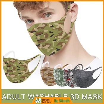 

Adult Adjustable Strap Washable Reusable mascararilla Health Daily Care Dustproof Anti-spitting Protective Face Cover Masks