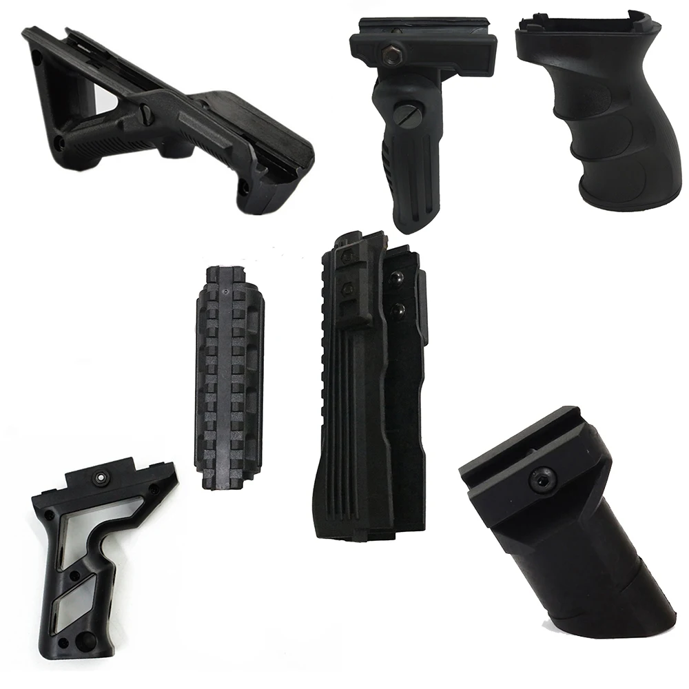 

Tactical AK 47 series Grip ABS Handle Foregrip 20mm Rail W/ Strikeforce Polymer Handguards Upper lower Picatinny Rifle Rails