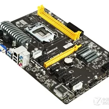 Mineração btc pro usado para biostar tb85 desktop placa-mãe 6gpu 6pci-e profissional b85 lga 1150 ddr3 16g sata3 usb3.0