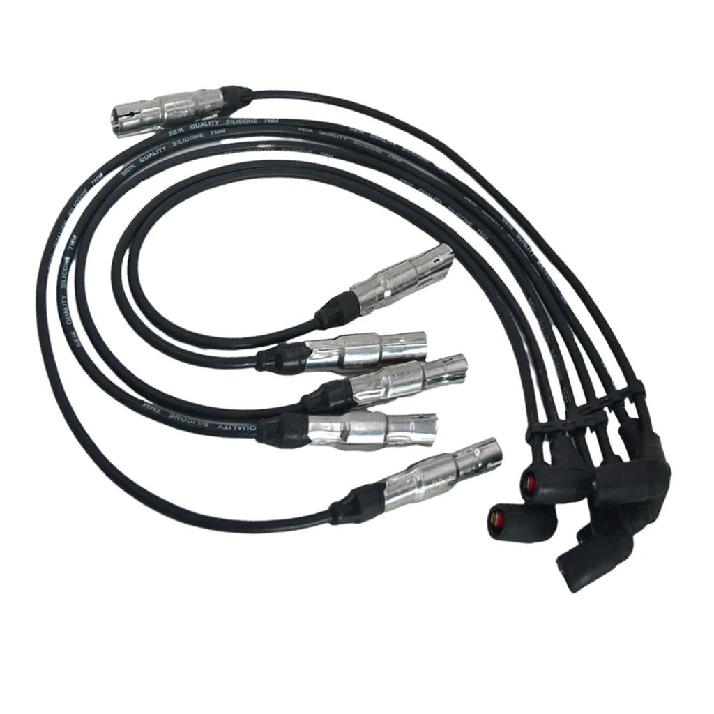6 x 12v Ignition Spark Plug Wire Kit Fit for Volkswagen Golf 1999-2002 2.8L
